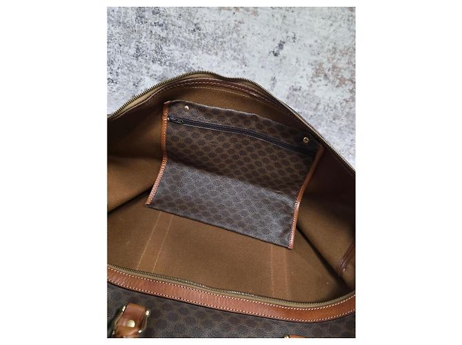 Céline Splendida Borsa da Viaggio Celine Macadam - vista 16