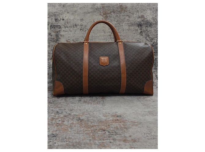 Céline Splendida Borsa da Viaggio Celine Macadam - vista 2