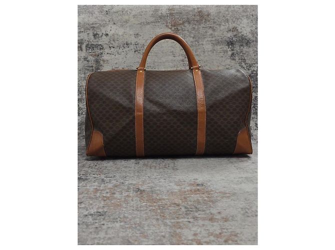 Céline Splendida Borsa da Viaggio Celine Macadam - vista 6