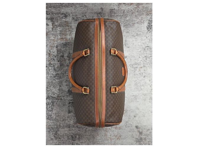 Céline Splendida Borsa da Viaggio Celine Macadam - vista 7