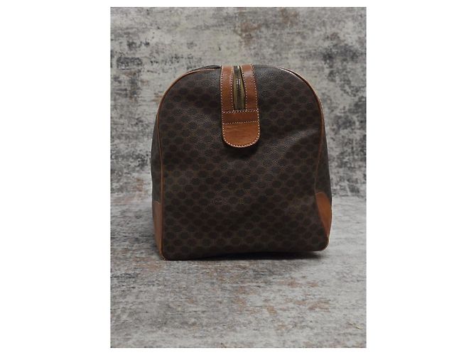 Céline Splendida Borsa da Viaggio Celine Macadam - vista 9