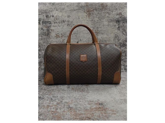 Céline Magnifica Borsa da viaggio Celine Macadam - vista 2