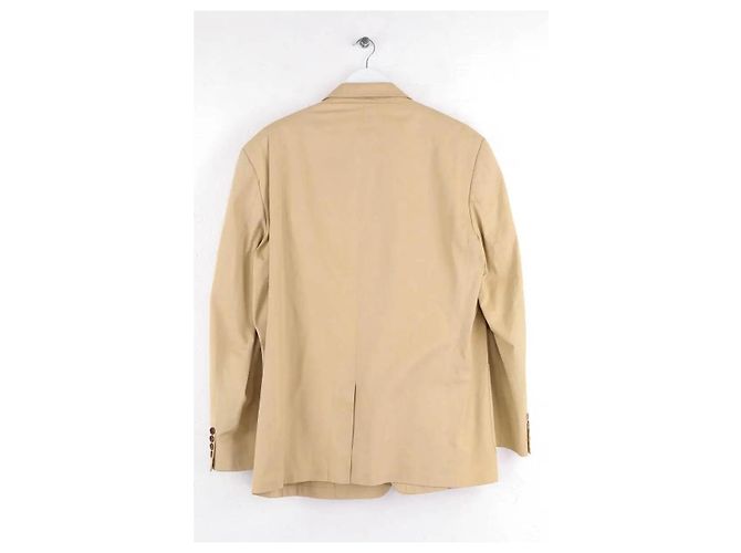 Giacca Burberry in cotone beige - vista 3