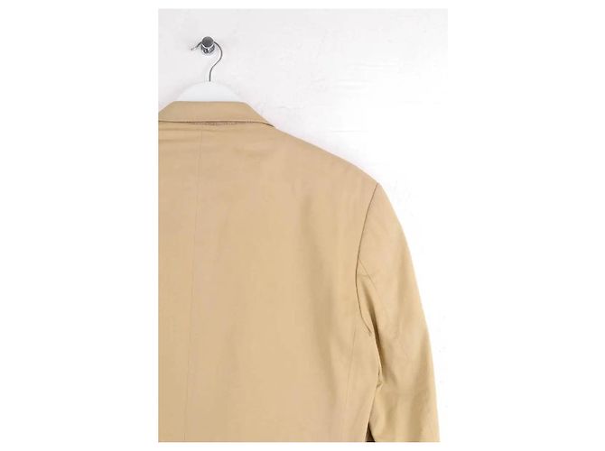 Giacca Burberry in cotone beige - vista 4