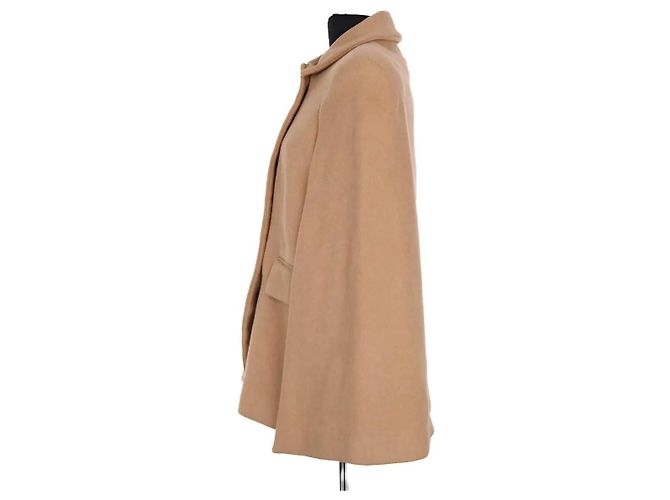 Capa Maje de lana beige - vista 3