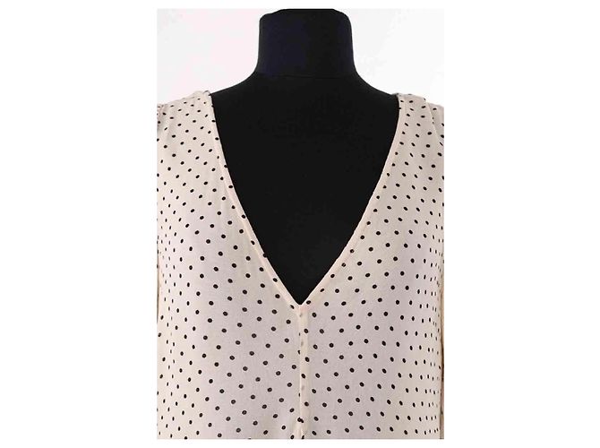 Vestido Ganni ecru - vista 2