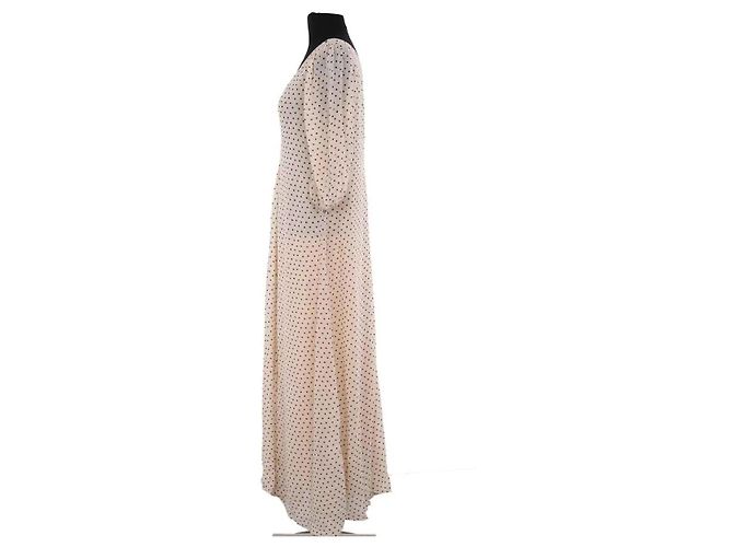 Vestido Ganni ecru - vista 3