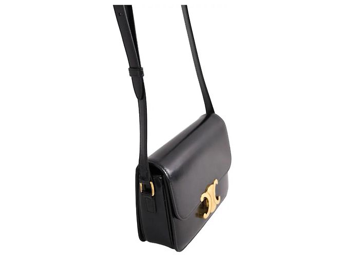 Céline Borsa a tracolla Triomphe Teen nera - vista 2
