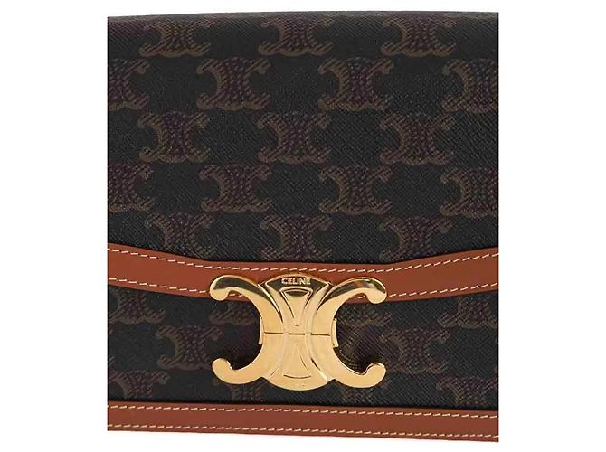 Céline Borsa a tracolla Triomphe Teen marrone - vista 2
