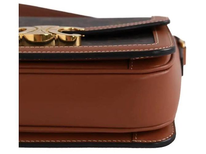 Céline Borsa a tracolla Triomphe Teen marrone - vista 5