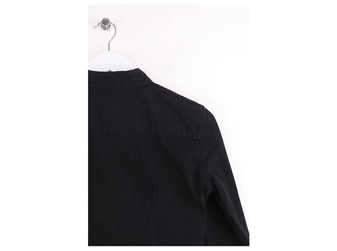 Camicia Burberry in cotone nera - vista 4