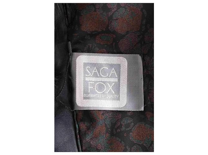Autre Marque Abrigo de piel negro Other Brand - vista 5