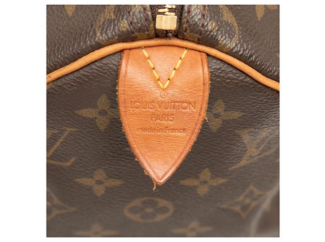Borsa Boston Louis Vuitton Monogram Speedy 25 Marrone - vista 5