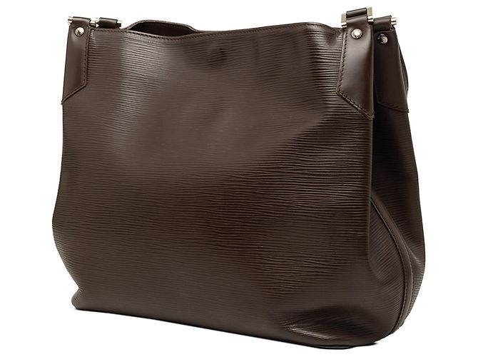 Borsa a tracolla Louis Vuitton Epi Mandara MM Marrone - vista 2