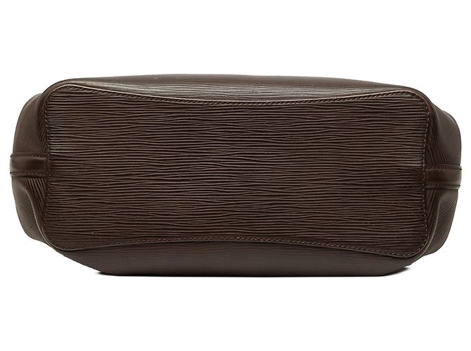 Borsa a tracolla Louis Vuitton Epi Mandara MM Marrone - vista 3