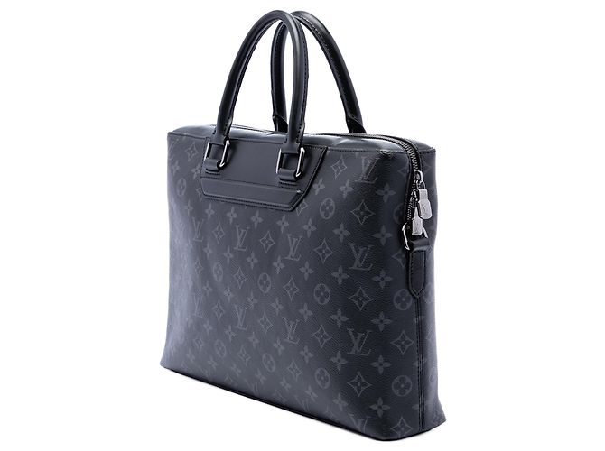 Borsa da lavoro Louis Vuitton Monogram Eclipse Odyssey Briefcase Nera - vista 2