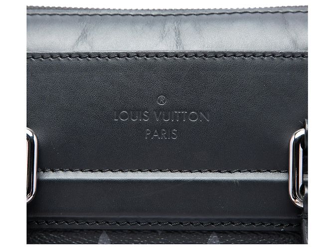 Borsa da lavoro Louis Vuitton Monogram Eclipse Odyssey Briefcase Nera - vista 5