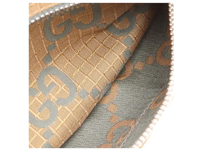 Borsello da cintura Gucci GG in nylon ripstop marrone - vista 4
