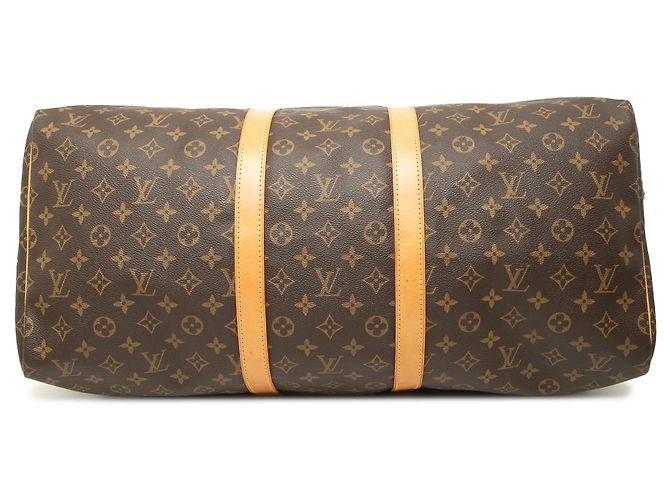 Mala de Viagem Louis Vuitton Monogram Keepall 55 Castanha - vista 3