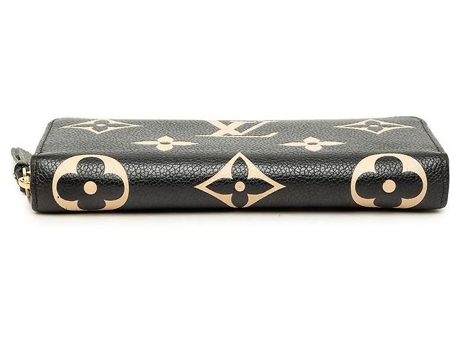 Portafoglio Lungo Zippy Louis Vuitton Bicolor Monogram Empreinte Giant Nero - vista 3