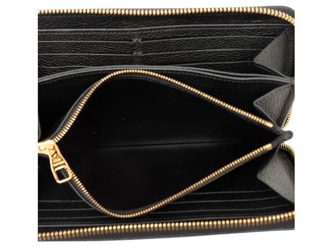 Portafoglio Lungo Zippy Louis Vuitton Bicolor Monogram Empreinte Giant Nero - vista 4