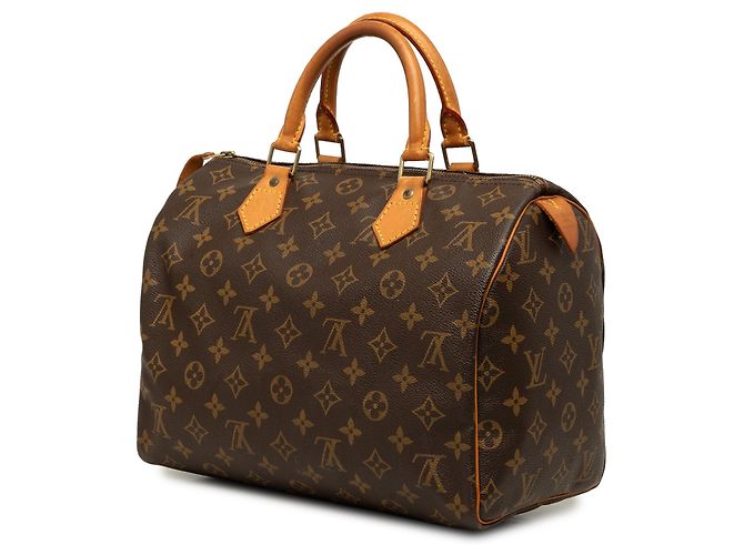 Borsa Boston Louis Vuitton Monogram Speedy 30 Marrone - vista 2