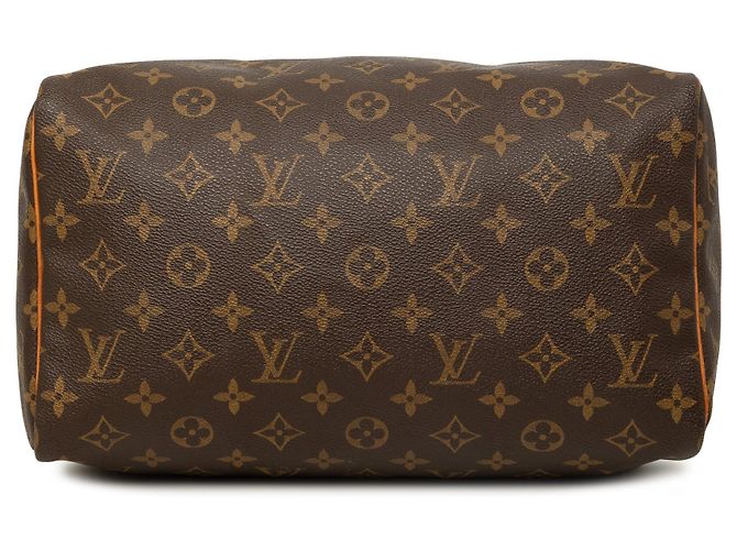 Borsa Boston Louis Vuitton Monogram Speedy 30 Marrone - vista 3