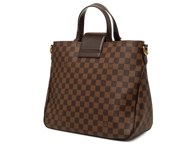 Borsa Louis Vuitton Damier Ebene Cabas Rosebery Marrone - vista 2