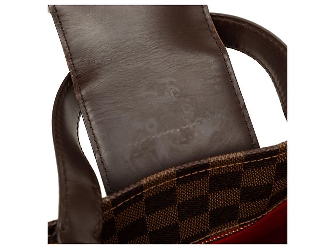 Borsa Louis Vuitton Damier Ebene Cabas Rosebery Marrone - vista 6