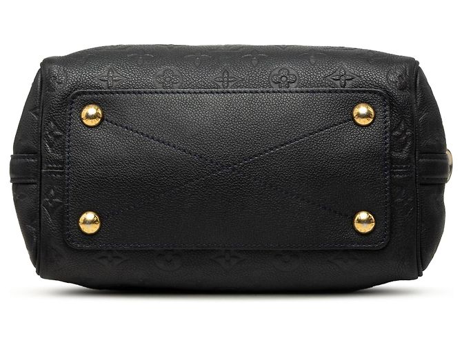 Borsa Satchel Louis Vuitton Monogram Empreinte Speedy Bandouliere 25 Blu - vista 3