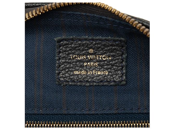 Borsa Satchel Louis Vuitton Monogram Empreinte Speedy Bandouliere 25 Blu - vista 5