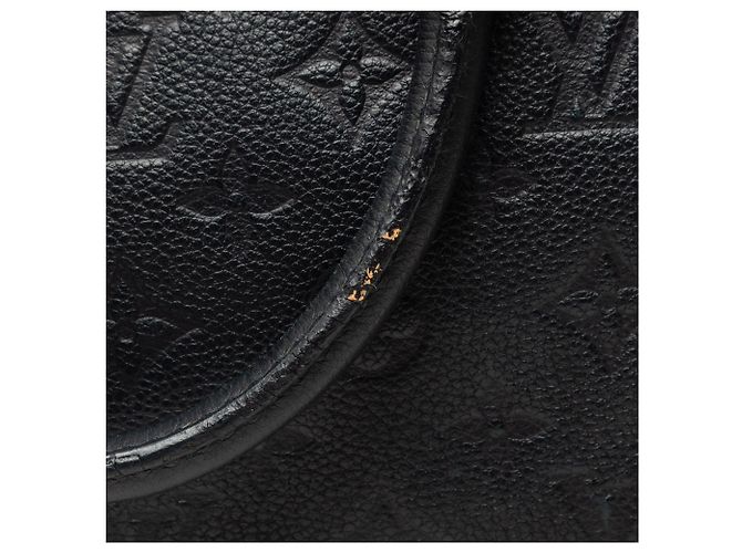 Borsa Satchel Louis Vuitton Monogram Empreinte Speedy Bandouliere 25 Blu - vista 8