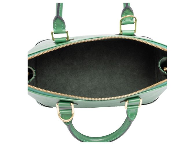 Borsa Louis Vuitton Epi Alma PM Verde - vista 4