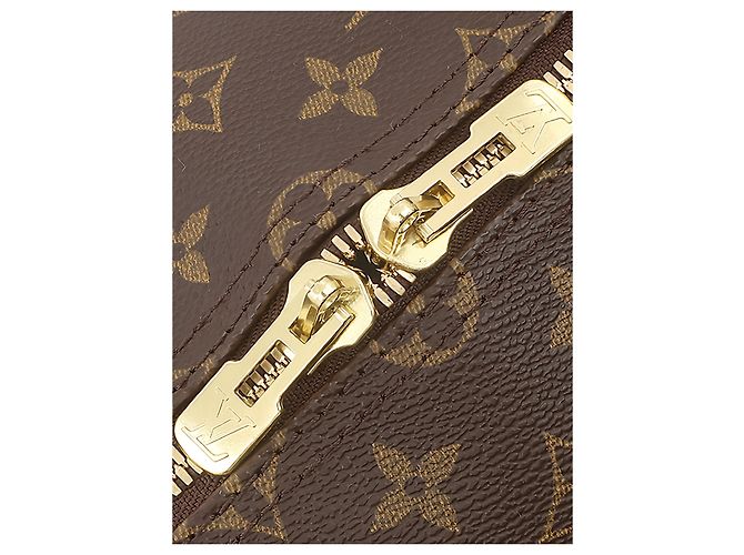 Borsa da viaggio Louis Vuitton Monogram Keepall Bandouliere 50 Marrone - vista 10