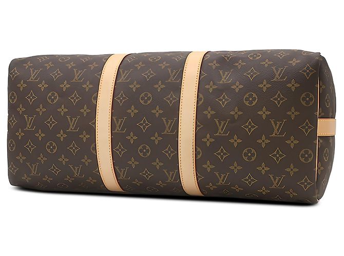 Borsa da viaggio Louis Vuitton Monogram Keepall Bandouliere 50 Marrone - vista 3