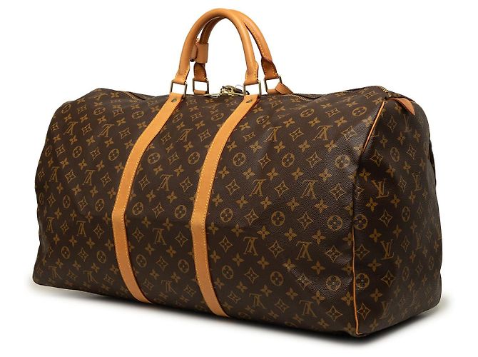 Borsa da viaggio Louis Vuitton Monogram Keepall 60 Marrone - vista 2