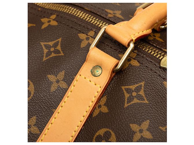 Borsa da viaggio Louis Vuitton Monogram Keepall 60 Marrone - vista 6