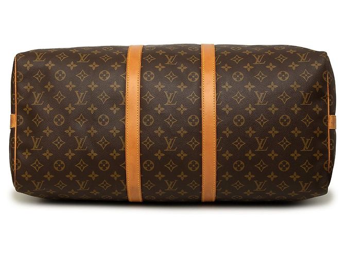 Borsa da viaggio Louis Vuitton Monogram Keepall Bandouliere 55 Marrone - vista 3