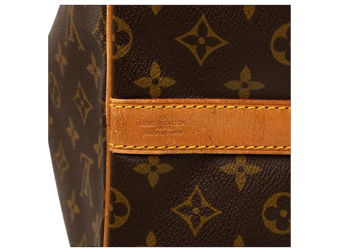 Borsa da viaggio Louis Vuitton Monogram Keepall Bandouliere 55 Marrone - vista 5