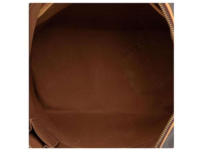 Borsa Satchel Louis Vuitton Monogram Palermo GM Marrone - vista 4