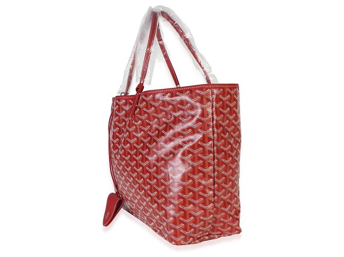Goyard Red Goyardine Canvas Saint Louis PM - vista 3