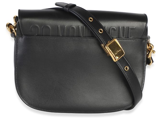 Borsa Bobby Flap Medium in pelle di vitello Box nera Christian Dior - vista 2