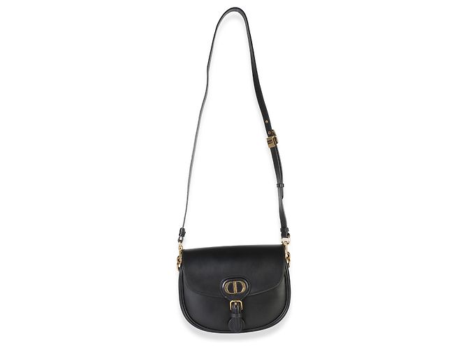 Borsa Bobby Flap Medium in pelle di vitello Box nera Christian Dior - vista 5