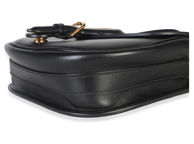 Borsa Bobby Flap Medium in pelle di vitello Box nera Christian Dior - vista 6