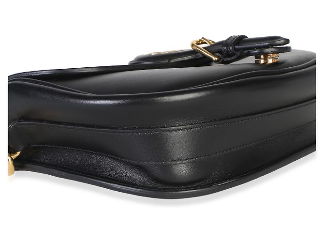 Borsa Bobby Flap Medium in pelle di vitello Box nera Christian Dior - vista 7