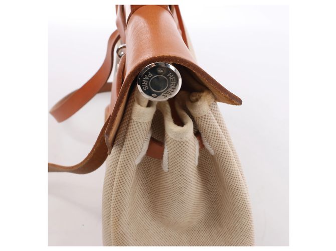 Zaino Hermès Herbag Ado PM Twirl Ash x Vash Hunter in Beige×Brown D: 2000 - vista 10