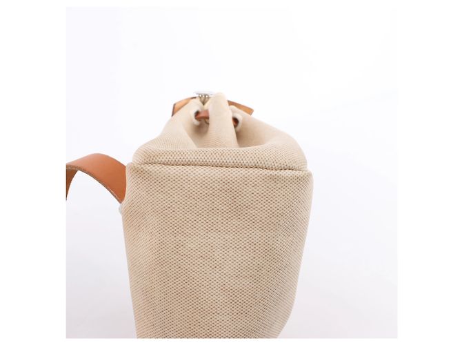 Zaino Hermès Herbag Ado PM Twirl Ash x Vash Hunter in Beige×Brown D: 2000 - vista 12