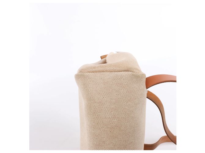Zaino Hermès Herbag Ado PM Twirl Ash x Vash Hunter in Beige×Brown D: 2000 - vista 13