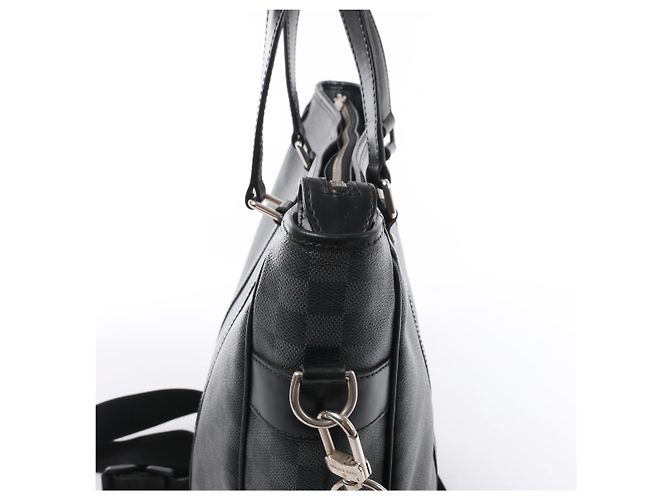 Borsa a mano 2Way Louis Vuitton Tadao Damier Graphite in Nero N51192 - vista 4