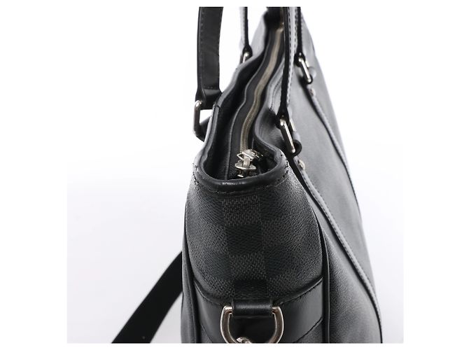 Borsa a mano 2Way Louis Vuitton Tadao Damier Graphite in Nero N51192 - vista 5